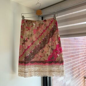Authentic vintage Pucci silk skirt size small